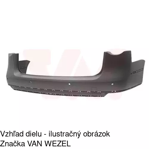 Zadný nárazník 9555964J /POLCAR/ - obr. 1