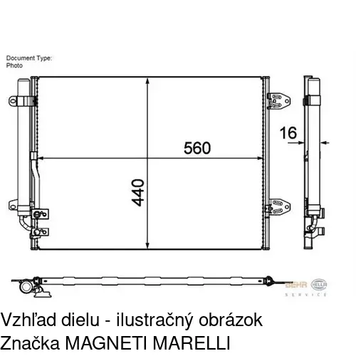 Chladiče klimatizácie POLCAR 9555K8C1 - obr. 1