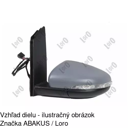 Vonkajšie zrkadlo POLCAR 9563525E - obr. 1