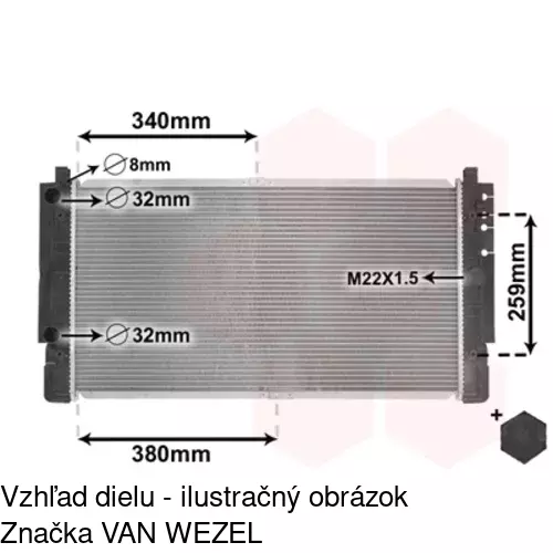 Chladiče vody POLCAR 956608A1 - obr. 4