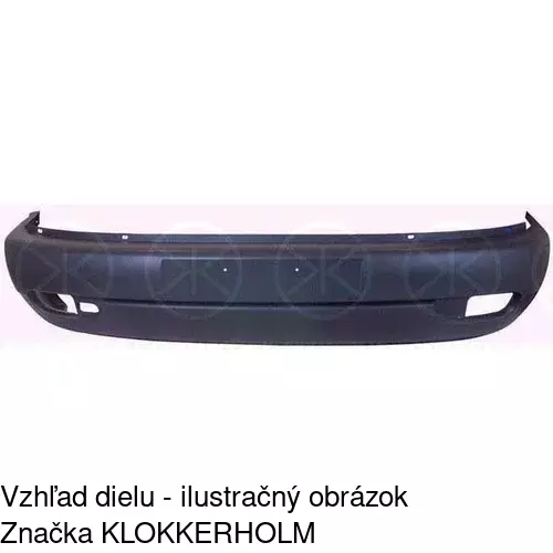 Predný nárazník 956707-7 /POLCAR/