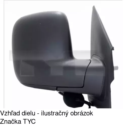 Vonkajšie zrkadlo POLCAR 956851-M