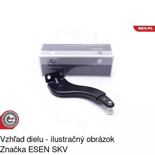 Vozík - kolieska pant posuvných dverí POLCAR 9575Z-70 - obr. 1