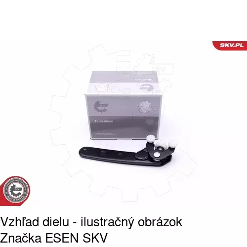 Vozík - kolieska pant posuvných dverí POLCAR 9575Z-72 - obr. 3