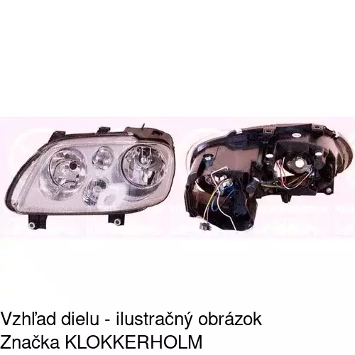 Hlavný reflektor POLCAR 957809-U - obr. 3