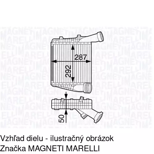 Chladiče vzduchu (Intercoolery) POLCAR 9580J81X - obr. 2