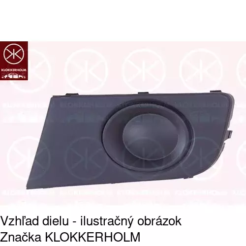 Kryt v nárazníku POLCAR 95P127-4