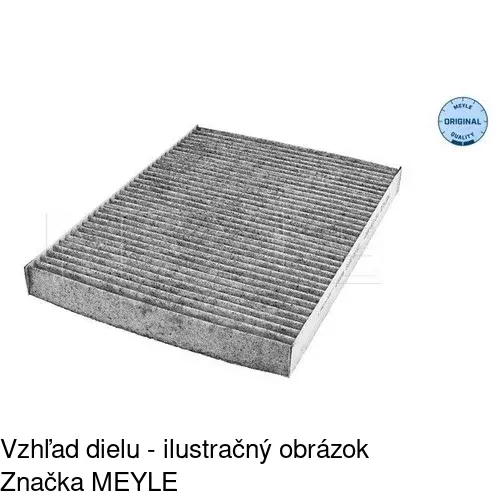 Kabínový filter s uhlíkom POLCAR S11-1002 - obr. 2