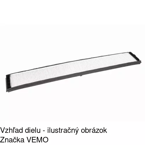 Kabínový filter s uhlíkom POLCAR S11-1004 - obr. 1