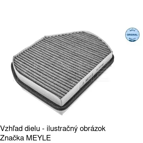 Kabínový filter s uhlíkom POLCAR S11-1011 - obr. 5