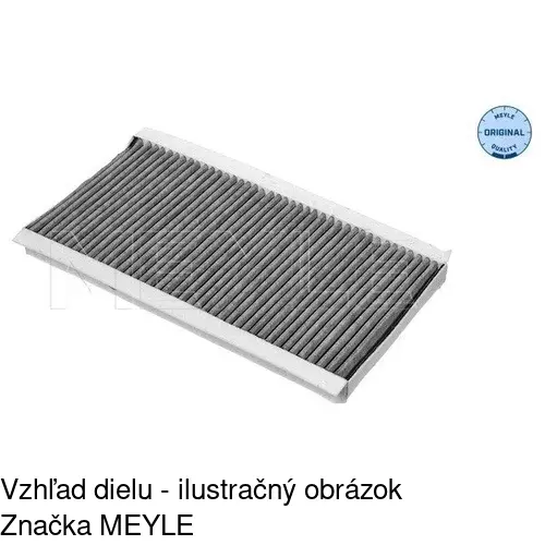 Kabínový filter s uhlíkom S11-1012 /POLCAR/ - obr. 2