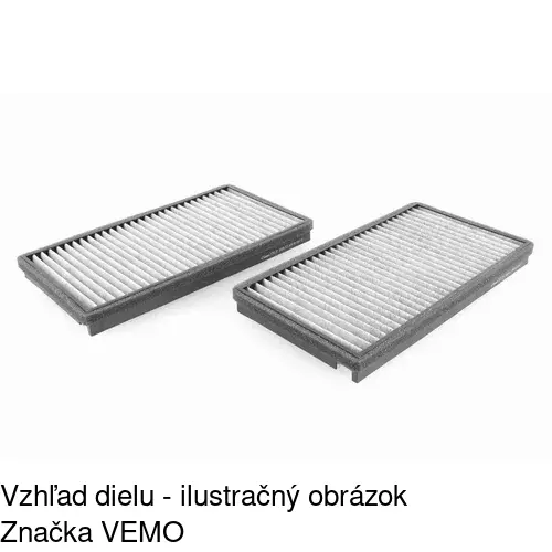 Kabínový filter s uhlíkom POLCAR S11-1018