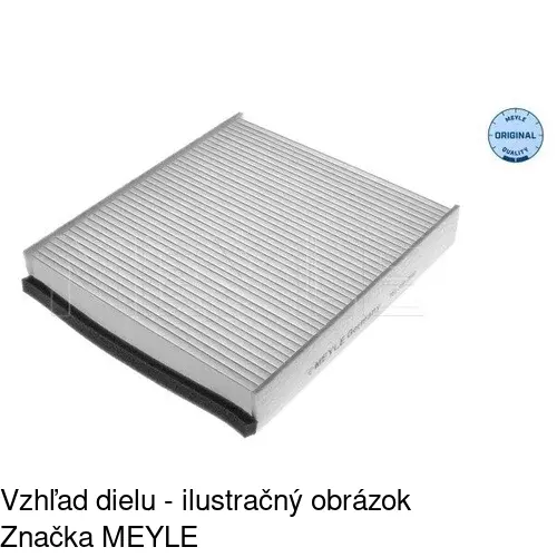 Kabínový filter s uhlíkom POLCAR S11-1026 - obr. 4