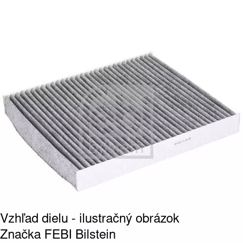 Kabínový filter s uhlíkom POLCAR S11-1029