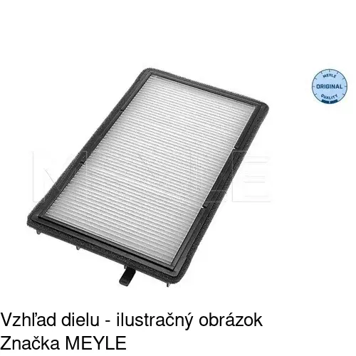 Kabínový filter s uhlíkom POLCAR S11-1035