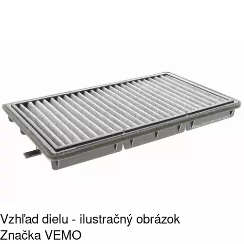 Kabínový filter s uhlíkom POLCAR S11-1035 - obr. 2