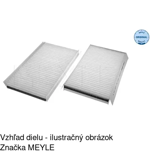 Kabínový filter s uhlíkom POLCAR S11-1051 - obr. 4