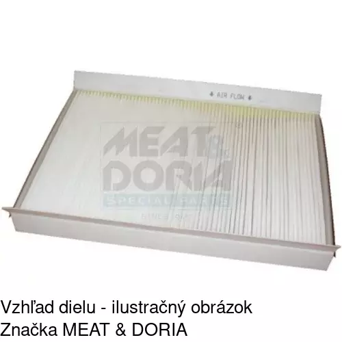 Kabínový filter s uhlíkom POLCAR S11-1076 - obr. 3