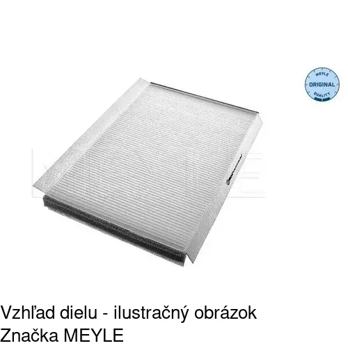 Kabínový filter s uhlíkom POLCAR S11-1077 - obr. 2