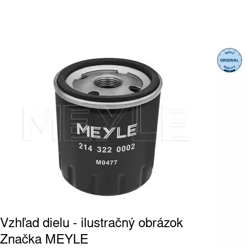 Olejový filter POLCAR S11-3022 - obr. 4