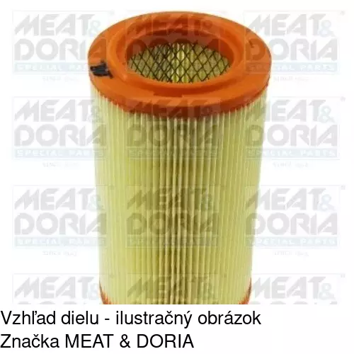 Vzduchový filter POLCAR S11-4017 - obr. 1