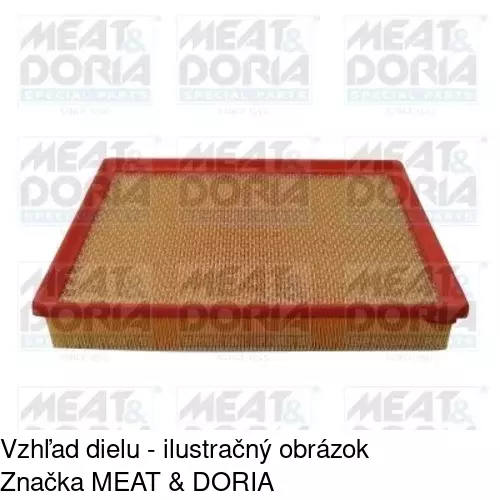 Vzduchový filter POLCAR S11-4022 - obr. 1