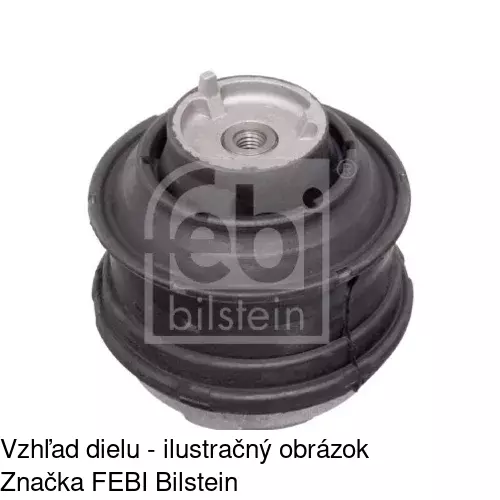 Silentblok motora POLCAR S2250041