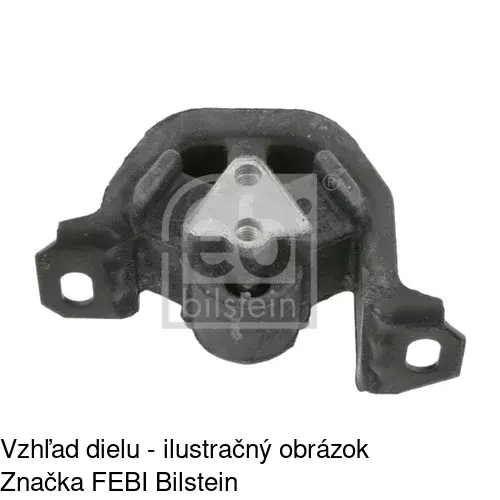 Silentblok motora S2255049 /POLCAR/