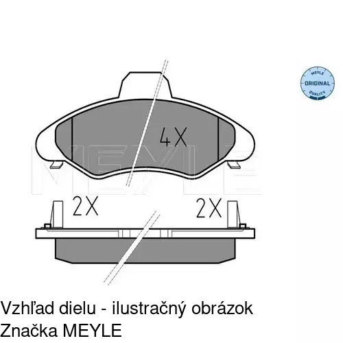 Brzdové dosky POLCAR S70-0009 - obr. 4