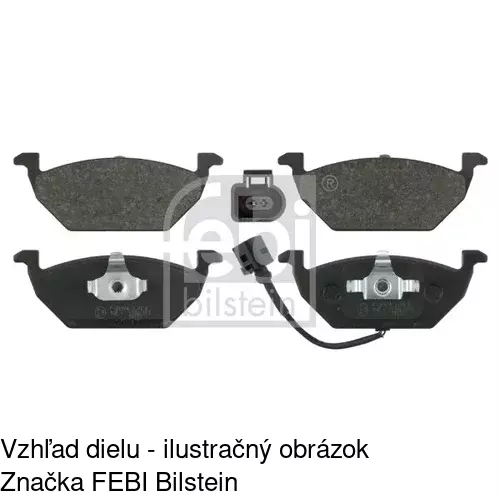 Brzdové dosky POLCAR S70-0010 - obr. 1