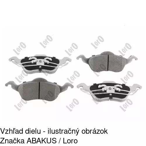 Brzdové dosky POLCAR S70-0013 - obr. 5