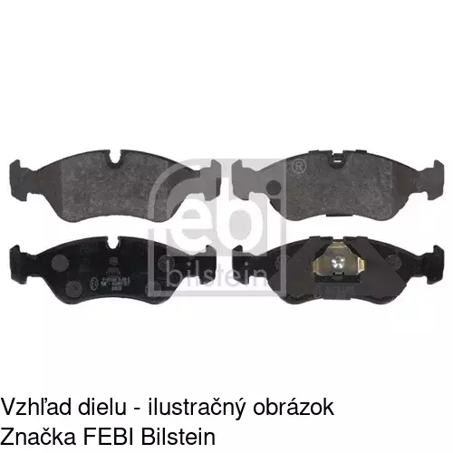 Brzdové dosky POLCAR S70-0026 - obr. 1