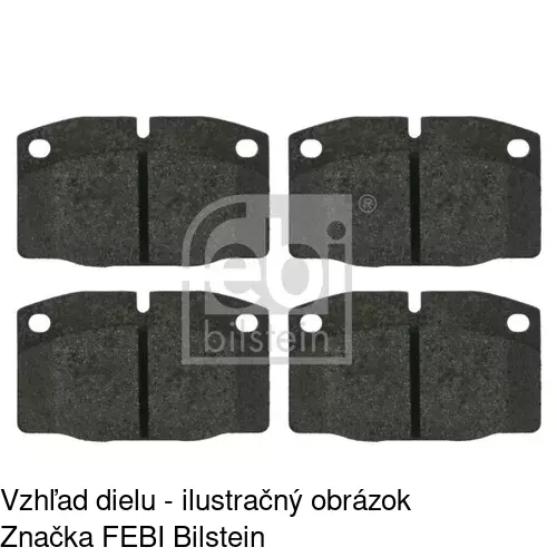 Brzdové dosky POLCAR S70-0026 - obr. 5