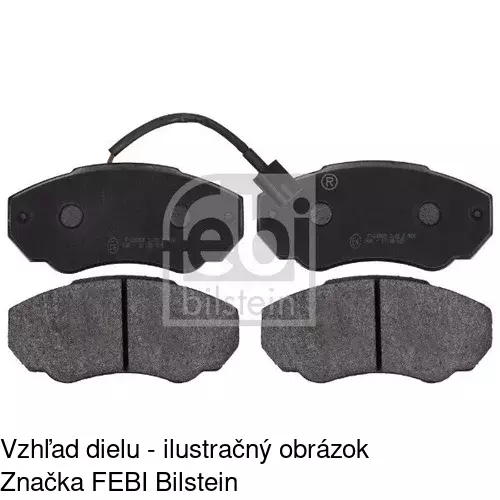 Brzdové dosky POLCAR S70-0039 - obr. 4