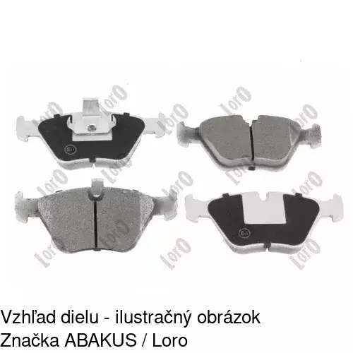 Brzdové dosky POLCAR S70-0074 - obr. 4