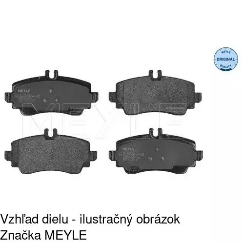 Brzdové dosky POLCAR S70-0080 - obr. 3