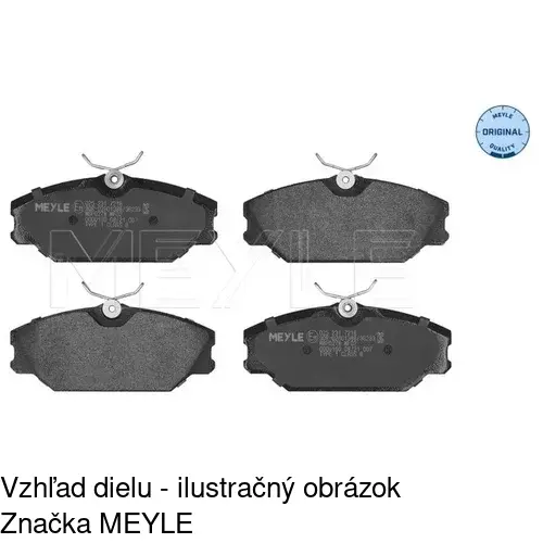 Brzdové dosky POLCAR S70-0138 - obr. 3