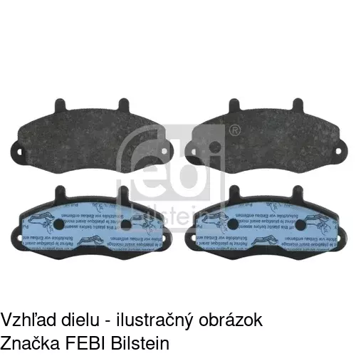 Brzdové dosky POLCAR S70-0149 - obr. 2