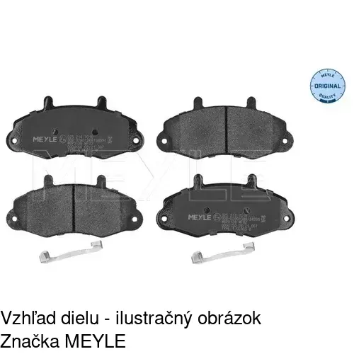 Brzdové dosky POLCAR S70-0149 - obr. 3