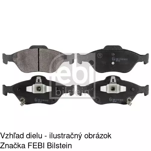 Brzdové dosky POLCAR S70-0190