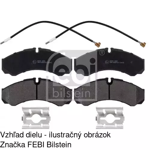 Brzdové dosky POLCAR S70-0200 - obr. 2