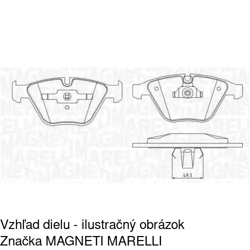 Brzdové dosky POLCAR S70-0212 - obr. 5