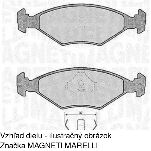 Brzdové dosky POLCAR S70-0230