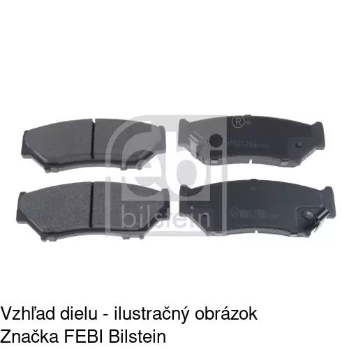 Brzdové dosky POLCAR S70-0256 - obr. 2