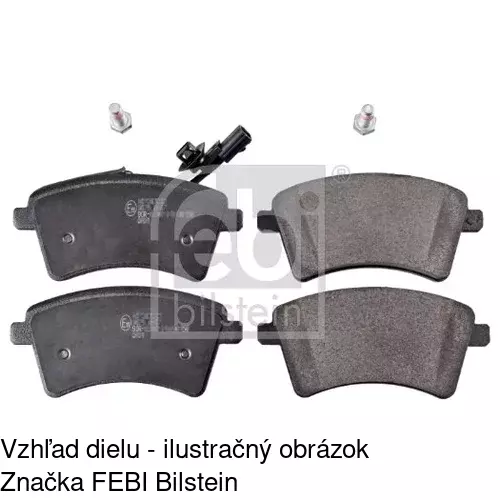 Brzdové dosky POLCAR S70-0272