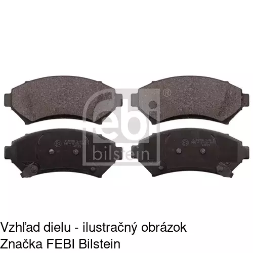 Brzdové dosky POLCAR S70-0276