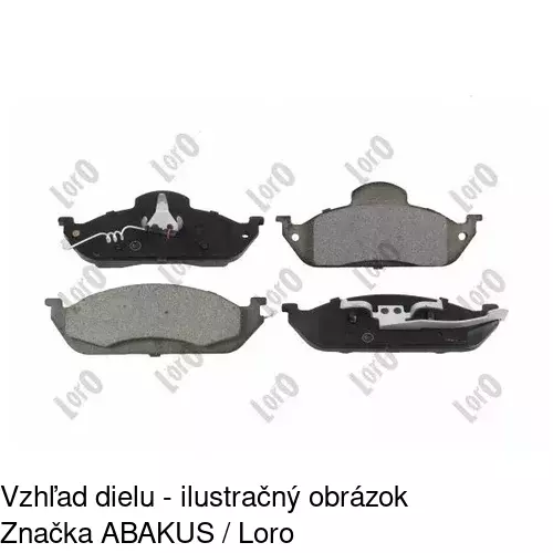 Brzdové dosky POLCAR S70-0298 - obr. 4