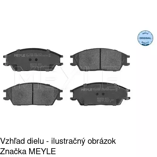 Brzdové dosky POLCAR S70-0309 - obr. 3