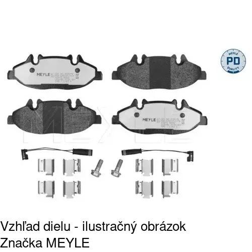 Brzdové dosky POLCAR S70-0314 - obr. 5