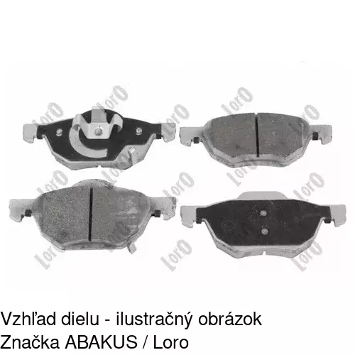 Brzdové dosky POLCAR S70-0317 - obr. 3